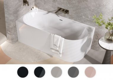 Отднльностоящая ванна угловая SOLA 160 x 75 см