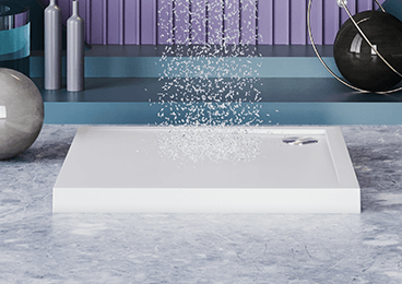 Square shower trays